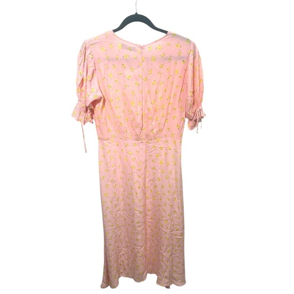 Faithful The Brand Meija pink midi dress - size 6 - Picture 2 of 11